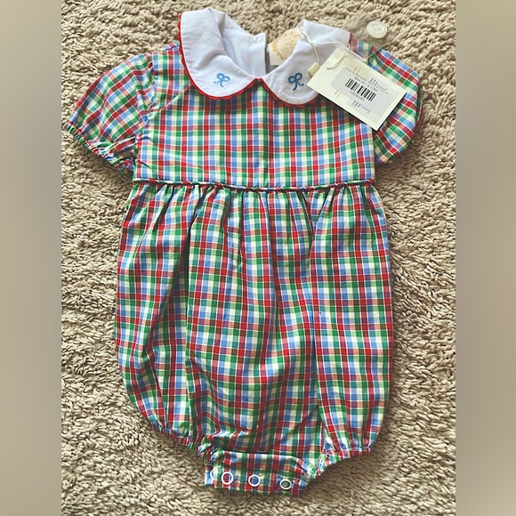 The Beaufort Bonnet Company Other - NWT CHRISTMAS Beaufort Bonnet Company bubble romper, 6-12 month